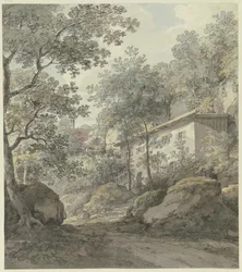 House beneath Trees (Hermitage)
