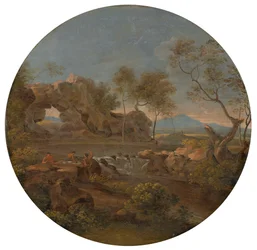 Southern Landscape with Rock Arch