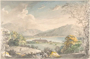 View of the Monastery in Tegernsee Seen from the North-East