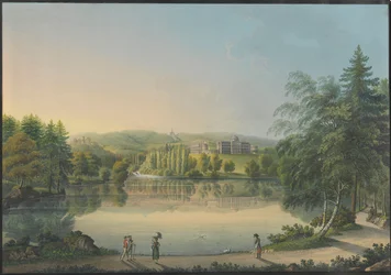 The Wilhelmshöhe Castle near Kassel