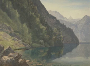 Wooded Shore at the King Lake Königsee