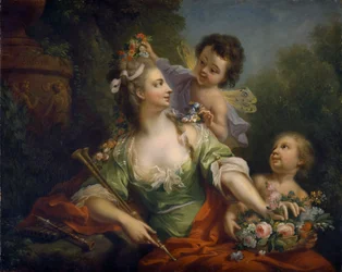 The Muse Euterpe (the nine muses, 1782)