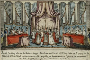Marie-Louise Married Napoleon by Proxy in Vienna, with Archduke Charles Standing in for Napoleon