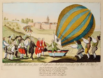 Return of M. Blanchard from His 38th Air Travel