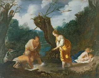 Latona transforming the peasants into frogs