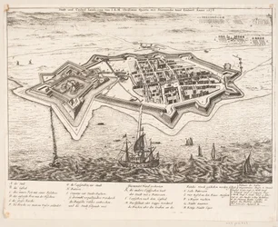 City and Castle Landscron Captured by His Majesty Christian V in 1676