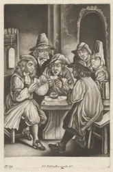 Men Playing Cards