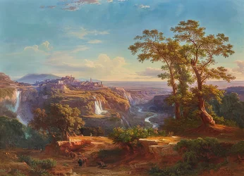 View of Tivoli and the Waterfalls. 1860