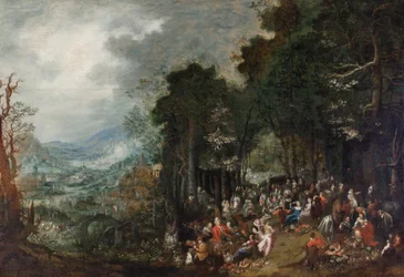 Landscape with Festive Gathering