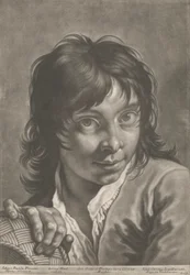 Portrait of a Boy with a Basket