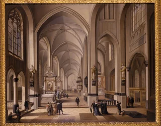 Interior of a Gothic Church