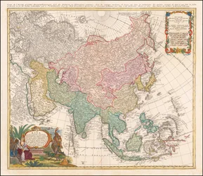 1744 Map of Asia