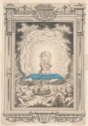 Study for God Appears to Moses and his Companions, Plate 171, Physica Sacra
