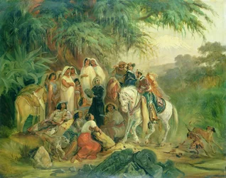 Folk Scene in Pico de Orizaba, Mexico