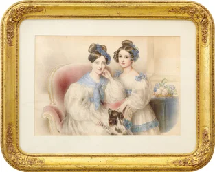 Double Portrait of the Archduchesses Maria Theresa and Maria Karoline