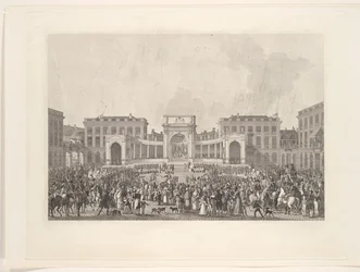 Inauguration of King William I in Brussels, 1815