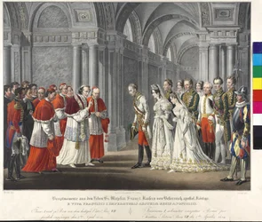 Reception at the Pope 1819