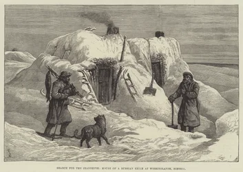 Search for the Jeannette, House of a Russian Exile at Werkholansk, Siberia
