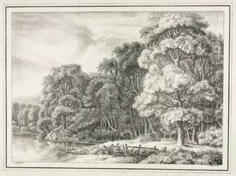 Woodland Scenery with Lake