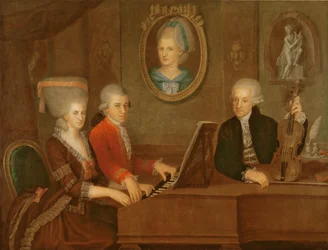 The Mozart family, 1780-81