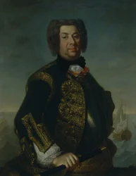 Portrait of Counter Admiral Vasily Afanasievich Dmitriev-Mamonov, 1735