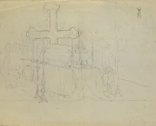 Lying in State of Juliana Krafft and Her Daughter Ludovica