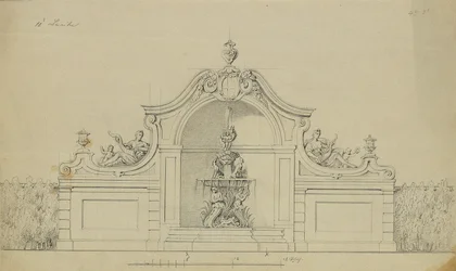 Fountain in the Peach Garden of the Upper Belvedere
