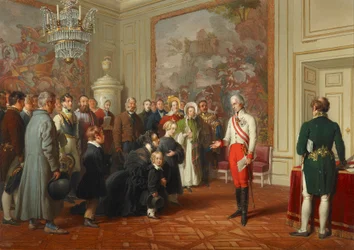 Emperor Franz I Grants a General Audience