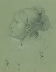 Head of a Girl (Study for 