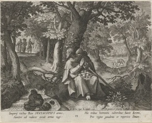 Saint Suatacopius as a Hermit (The Virtuous Life of Hermits)