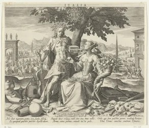 Italy, with Venus and Apollo (Allegorical Representations of European Countries)