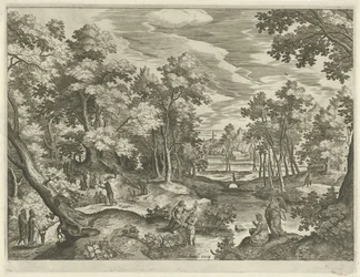 Landscape with the Baptism of Christ (Landscapes with Scenes from the Old and New Testament)