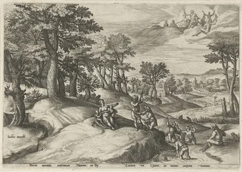 Leto (Latona) Turns the Lycians into Frogs (Landscapes with Mythological Scenes)