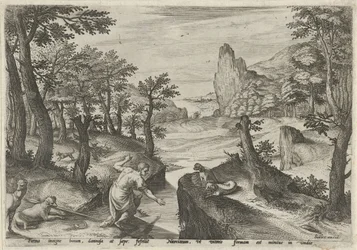 Narcissus (Landscapes with Mythological Scenes series)