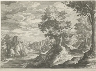 River Landscape with a Castle