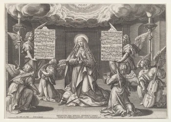Magnificat: The Virgin Surrounded by Music-Making Angels, 1585