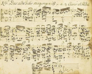 Organ Chorale Prelude. From the Little Organ Book. 1713-1716