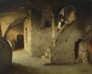 A Wine Cellar, c.1872