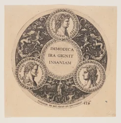 Immodica Ira Gignit Insaniam, Design for Interiors of Tazze