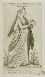 Mnemosyne (Memory), Plate 3 from Parnassus Biceps