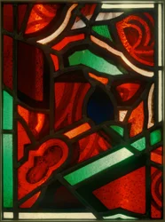 Cabinet Pane Red-Green