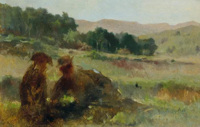 Landscape with Hunter and Dog
