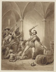 The Death of Herman de Ruyter at Loevesteyn, 1570