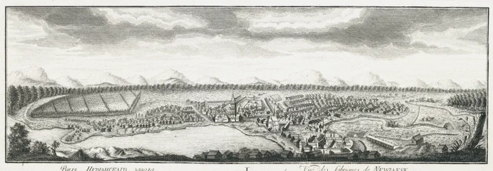 View of Nevyansk Factories, ca 1735
