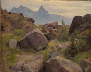 Rock Study near Goldau