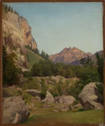Swiss Mountain Landscape