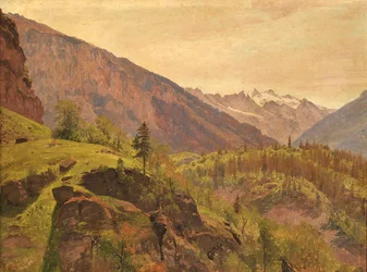 Swiss Mountain Landscape