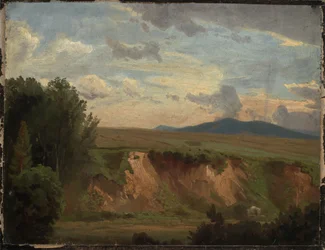 Southern French Landscape with Bare Slope