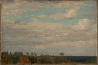 Clouds over an Autumnal Forest