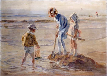 Playing on the Katwijk Beach